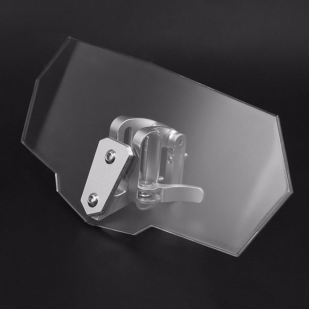 AIRFLOW ADJUSTABLE WINDSCREEN WIND DEFLECTOR UNIVERSAL MOTORCYCLE WIND ...